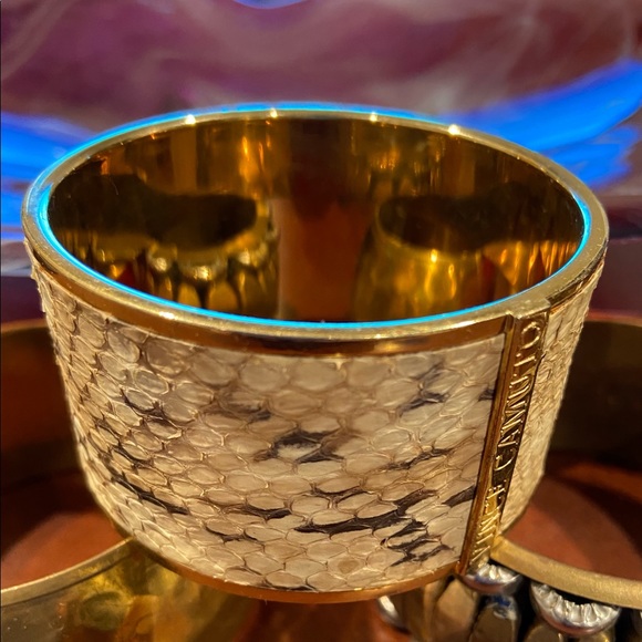 Vince Camuto Kate Bracelet - Gold tone, snakeskin - Picture 4 of 4